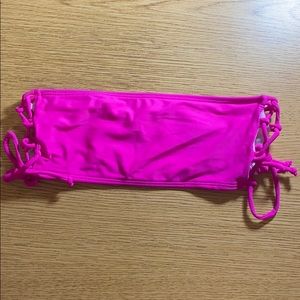 Swimsuit top from Shein- tie side bandeau